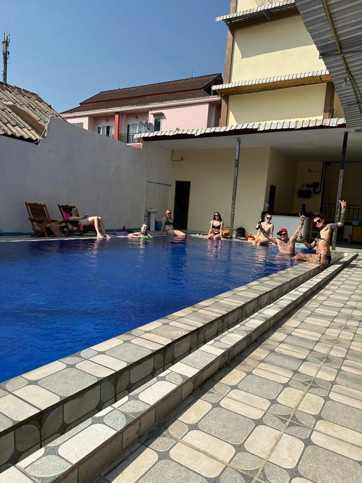 Vang Vieng Global Hostel Екстер'єр фото
